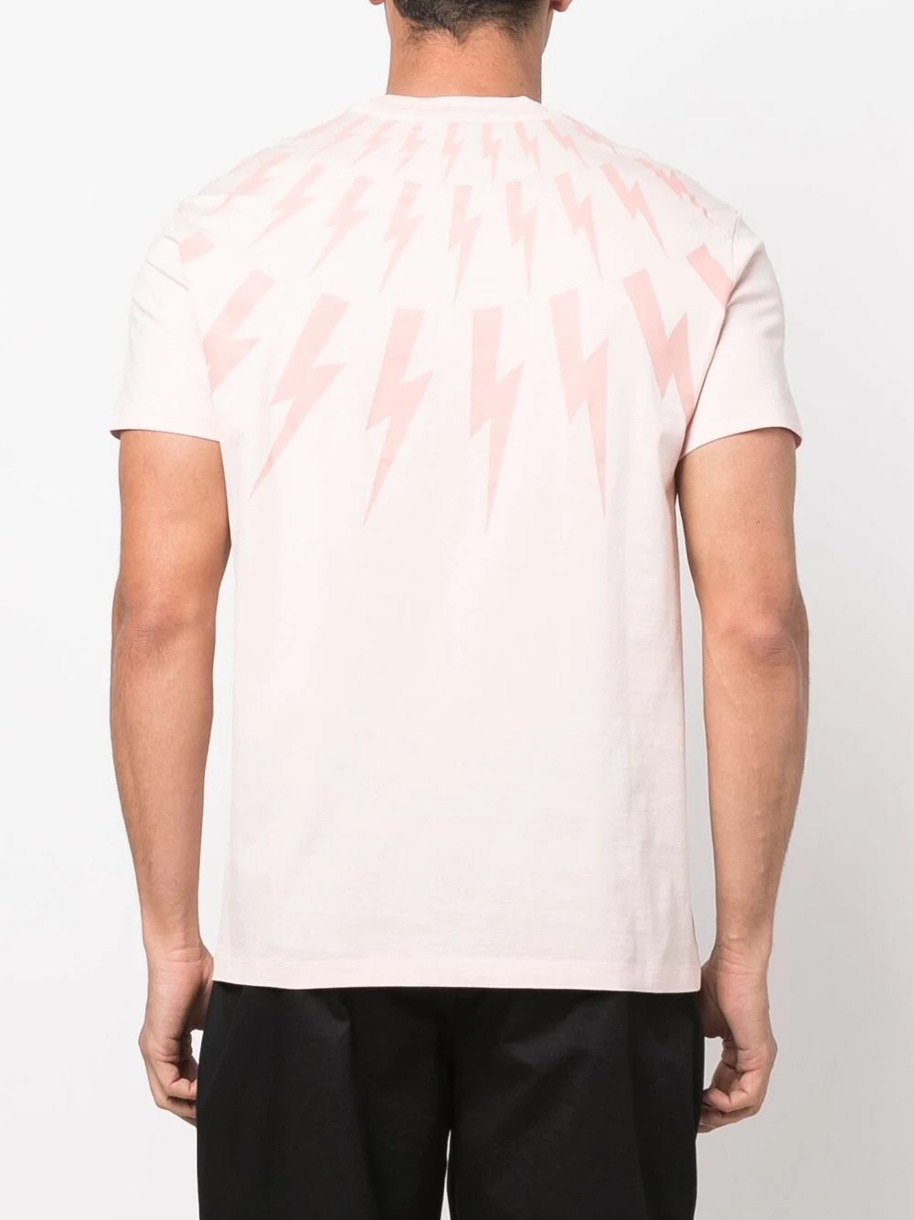 Thunderbolt-print cotton T-shirt - 4