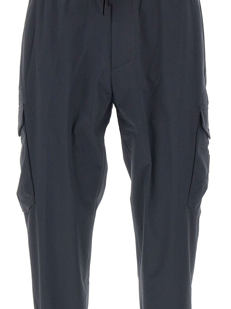tapered-fit trousers in easy-iron stretch poplin 5