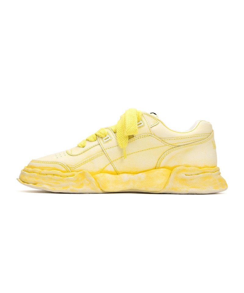 "PARKER" OG Sole Faded Effect Leather Low-top Sneaker 30