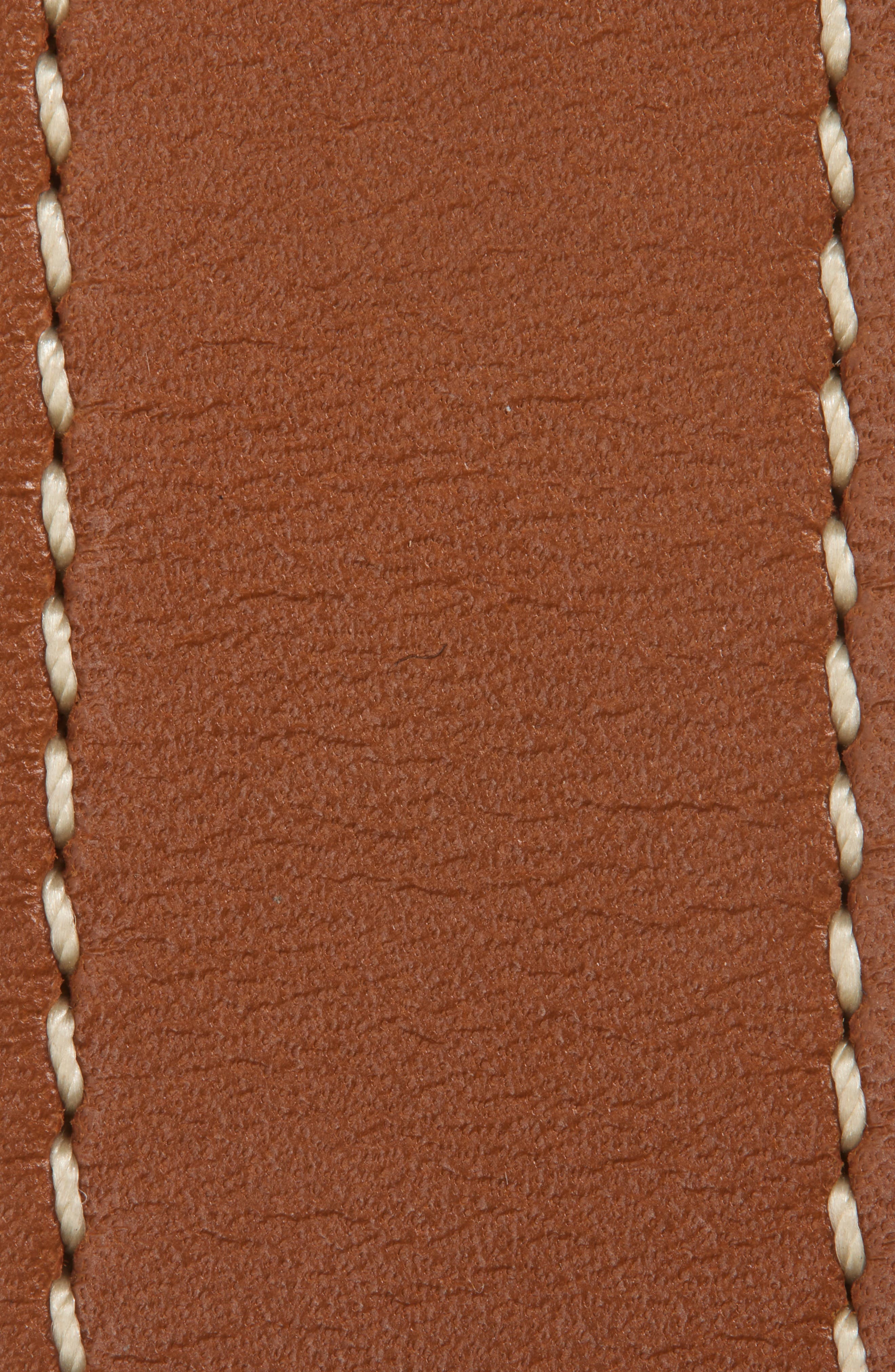 Max Mara Twin Fastening Leather Belt in Amber Brown at Nordstrom - 2