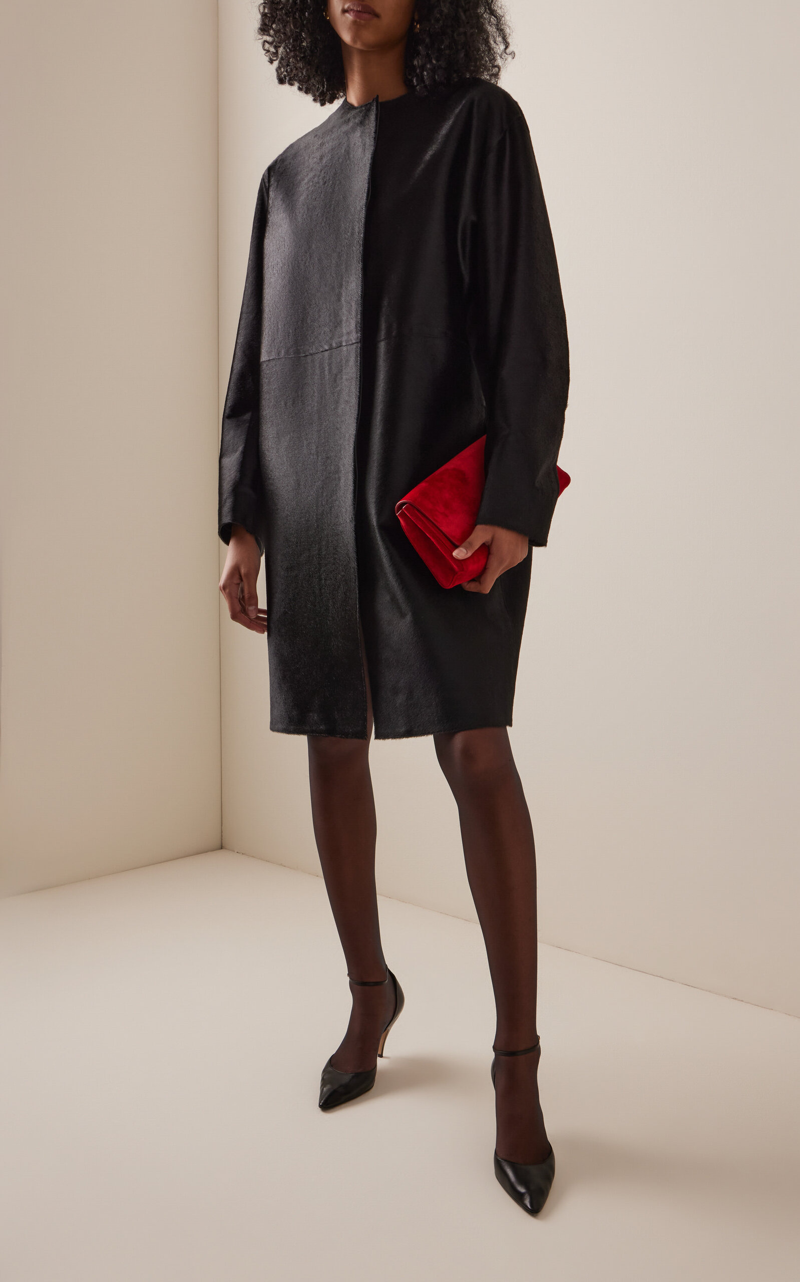 Miller Leather Coat black - 2