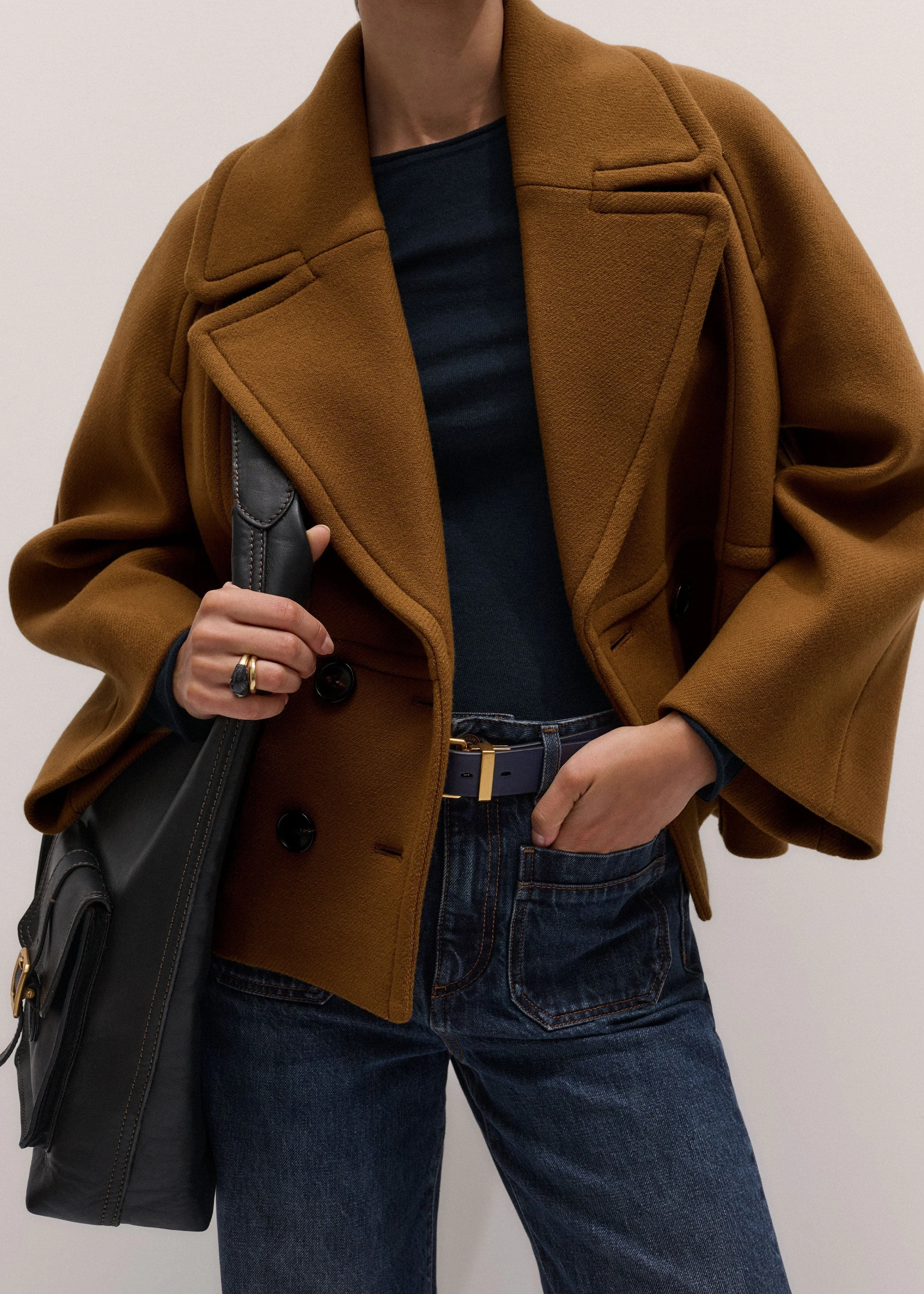 Crop Swing Coat - 1