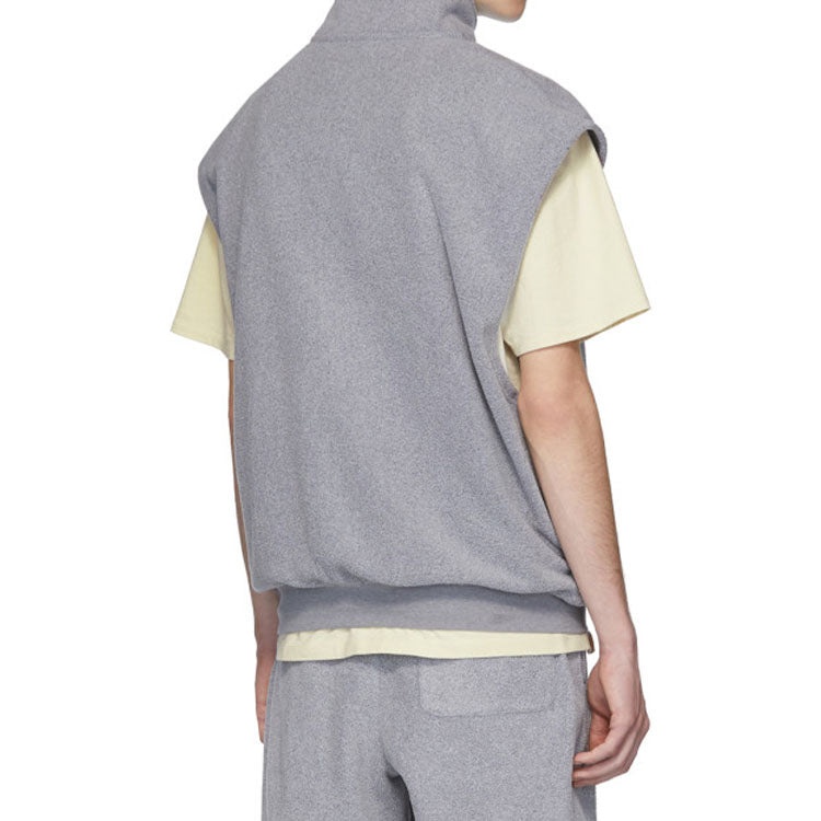 Fear of God Essentials Polar Fleece Vest 'Grey' 201161M185015 - 5