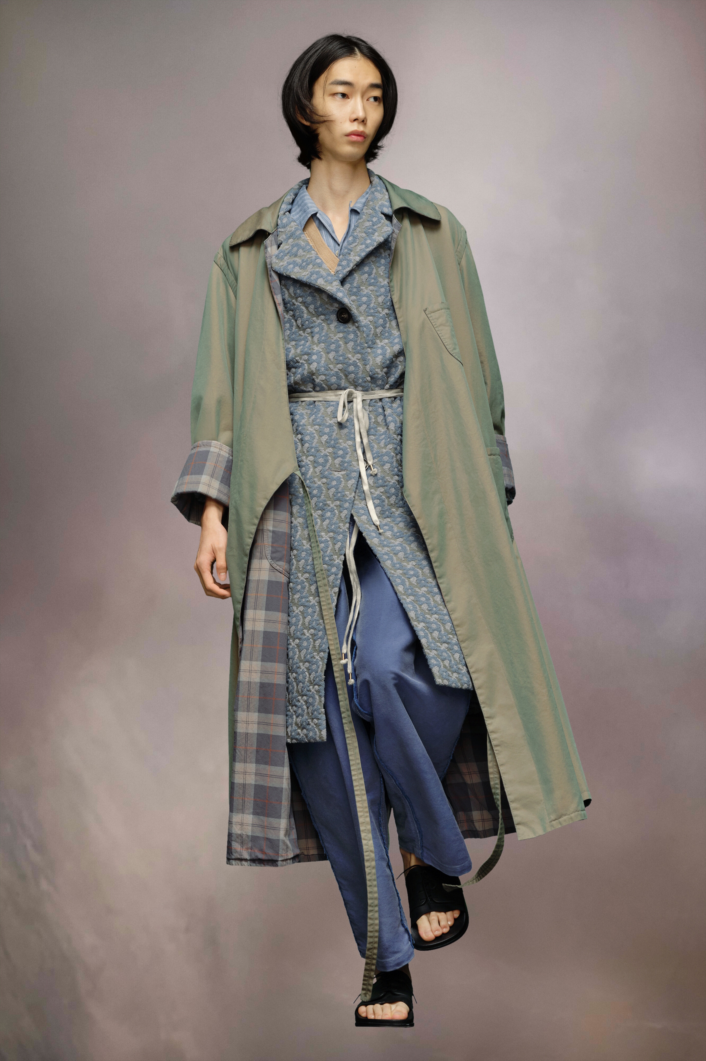 Reversible tonic cotton trench coat - 5