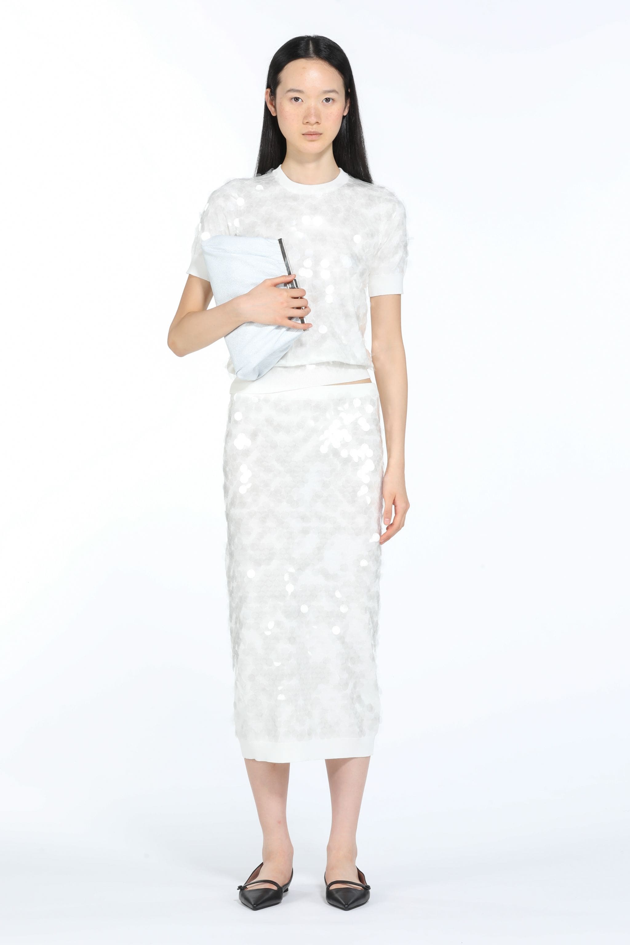 SEQUIN COTTON SWEATER - 4