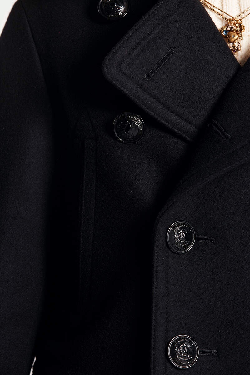 DOUBLE-BREASTED PEACOAT - 6