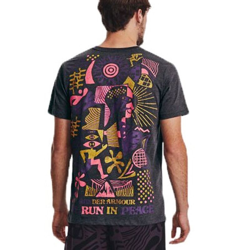 Under Armour Under Armour We Run In Peace T-shirt 'Washed Black' 1376986-001 outlook