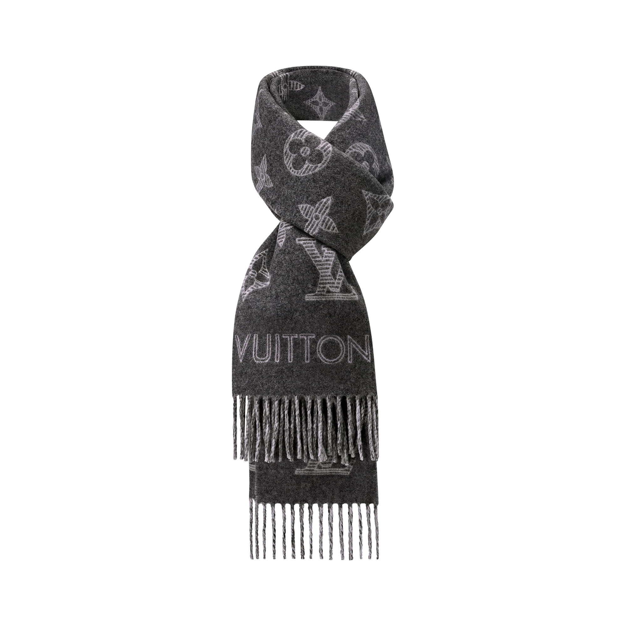 Monogram Shadow Scarf - 2