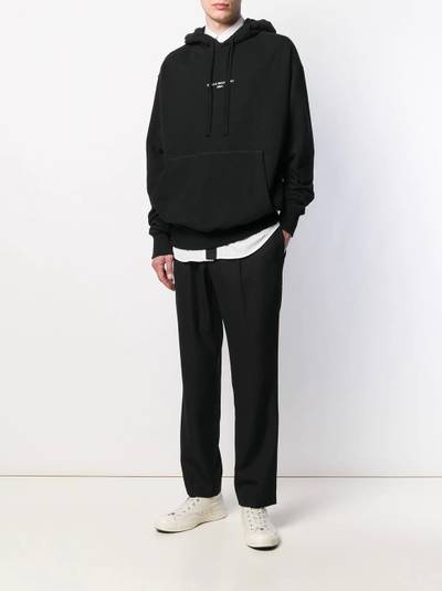 Stella McCartney lettered logo print hoodie outlook