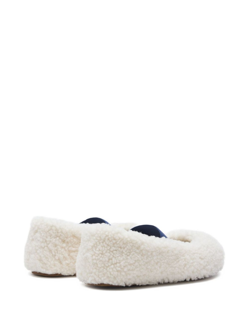 MOON BOOT shearling ballet flats outlook