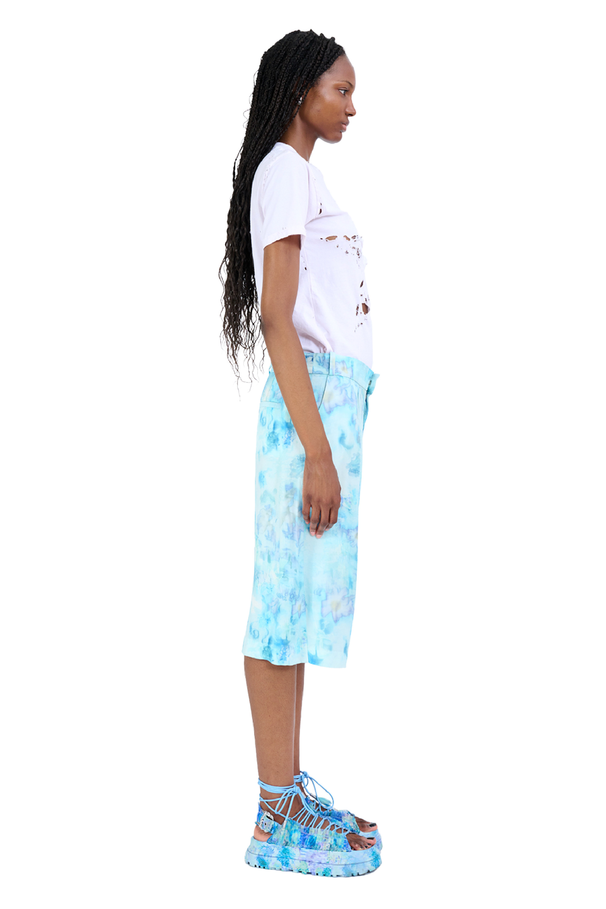 SKY SHADOW FLORAL DANTE SHORT - 11