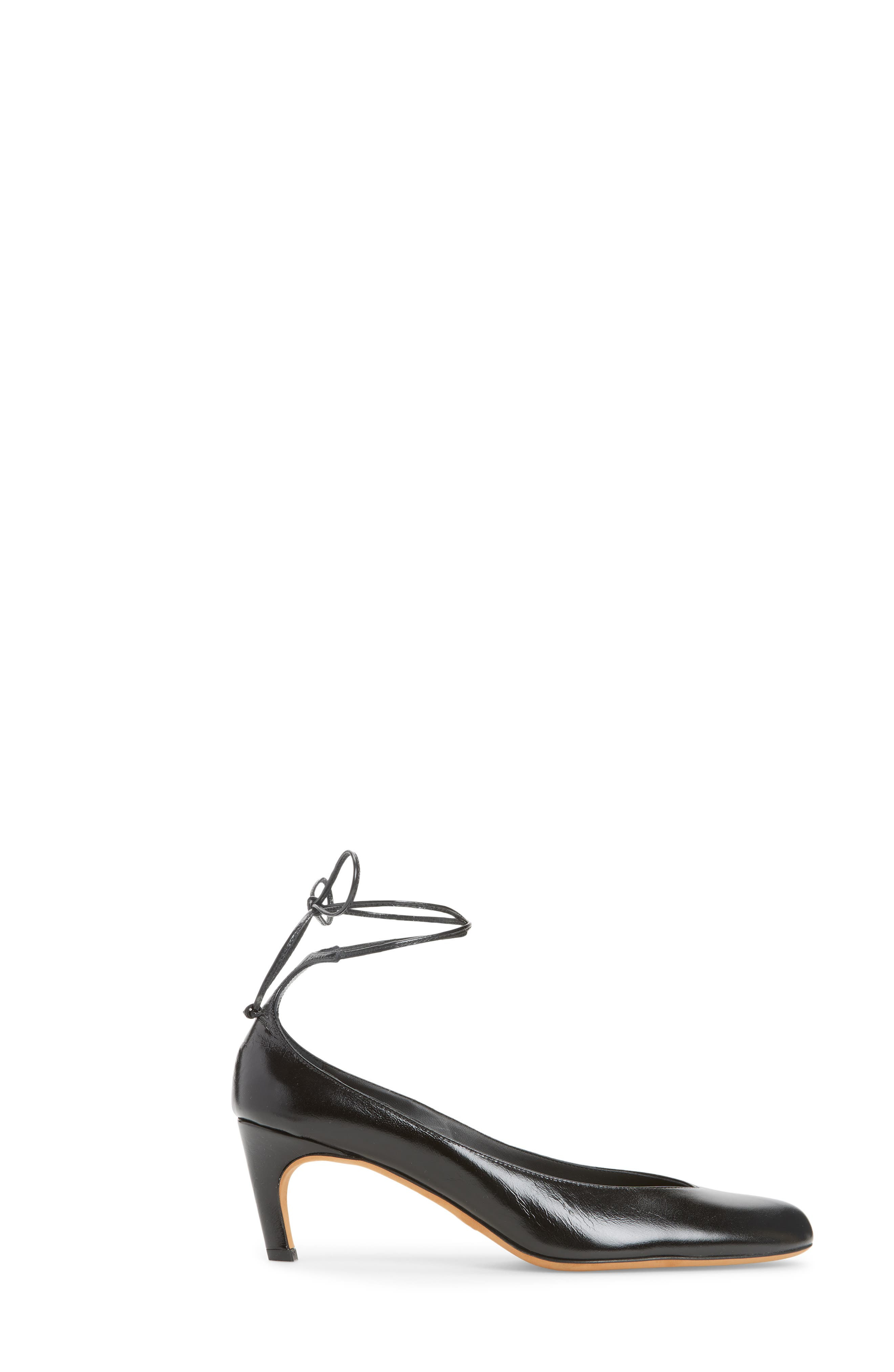 Proenza Schouler Uma Tie Kitten Heel Pump in Black at Nordstrom - 3