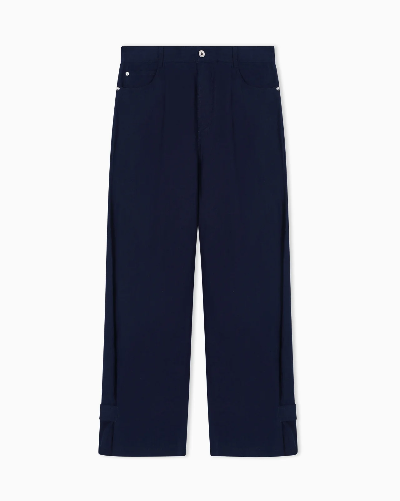 J4E RELAXED-FIT LINEN TROUSERS - 1