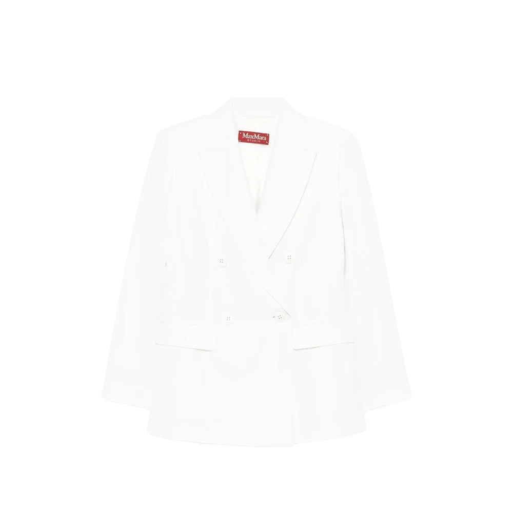 Max Mara Studio White Jackets - Fitted Jackets Women - 1