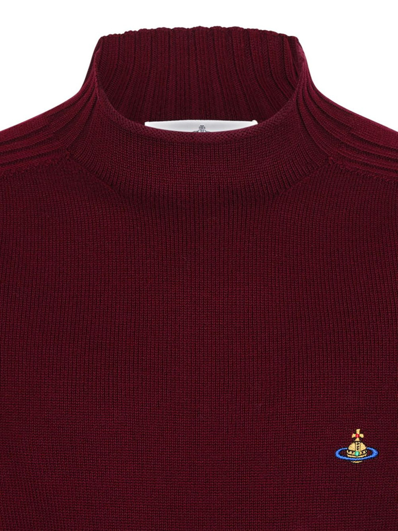 ribbed logo sweater 3