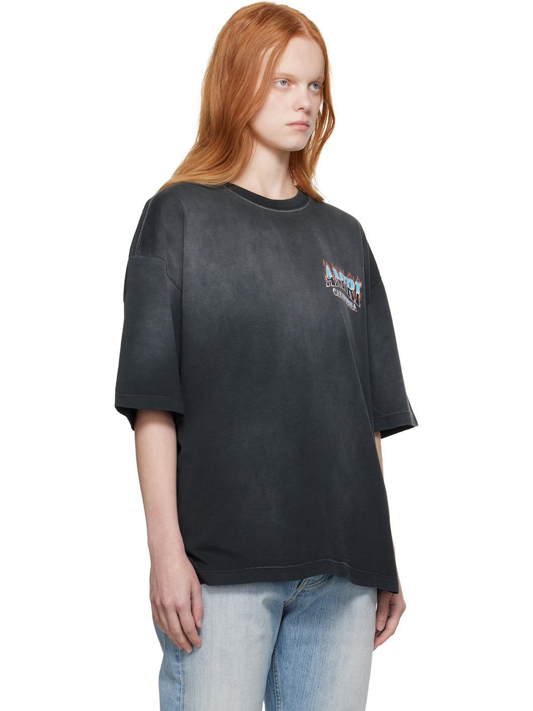 Gray 'AMIRI' Sunny Place Oversized T-shirt - 2