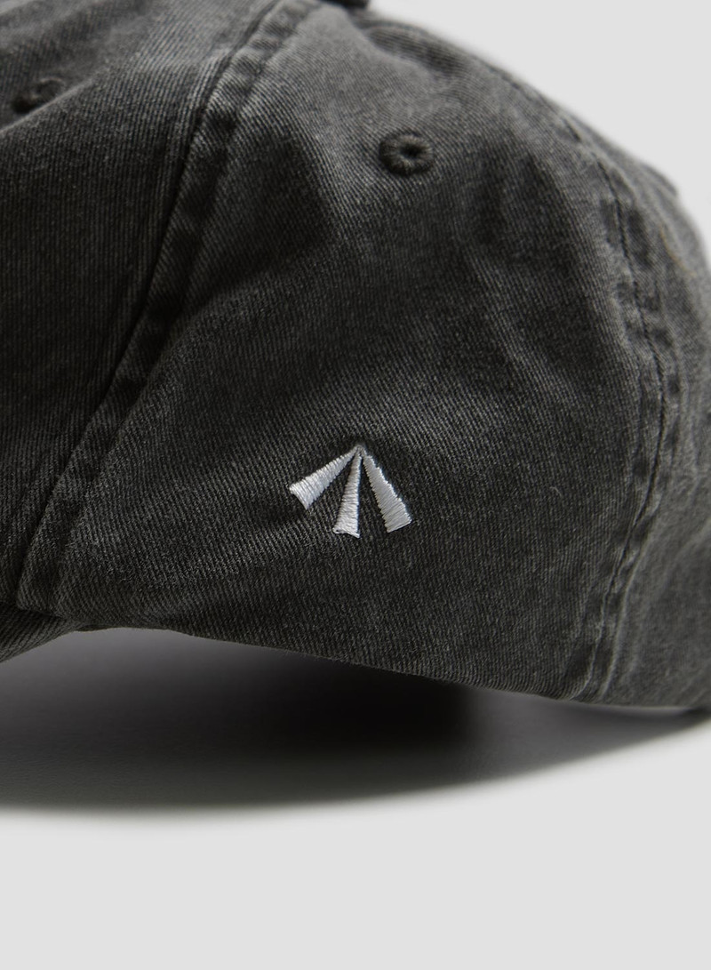 Nigel Cabourn Vintage 6 Panel Cap in Washed Black outlook