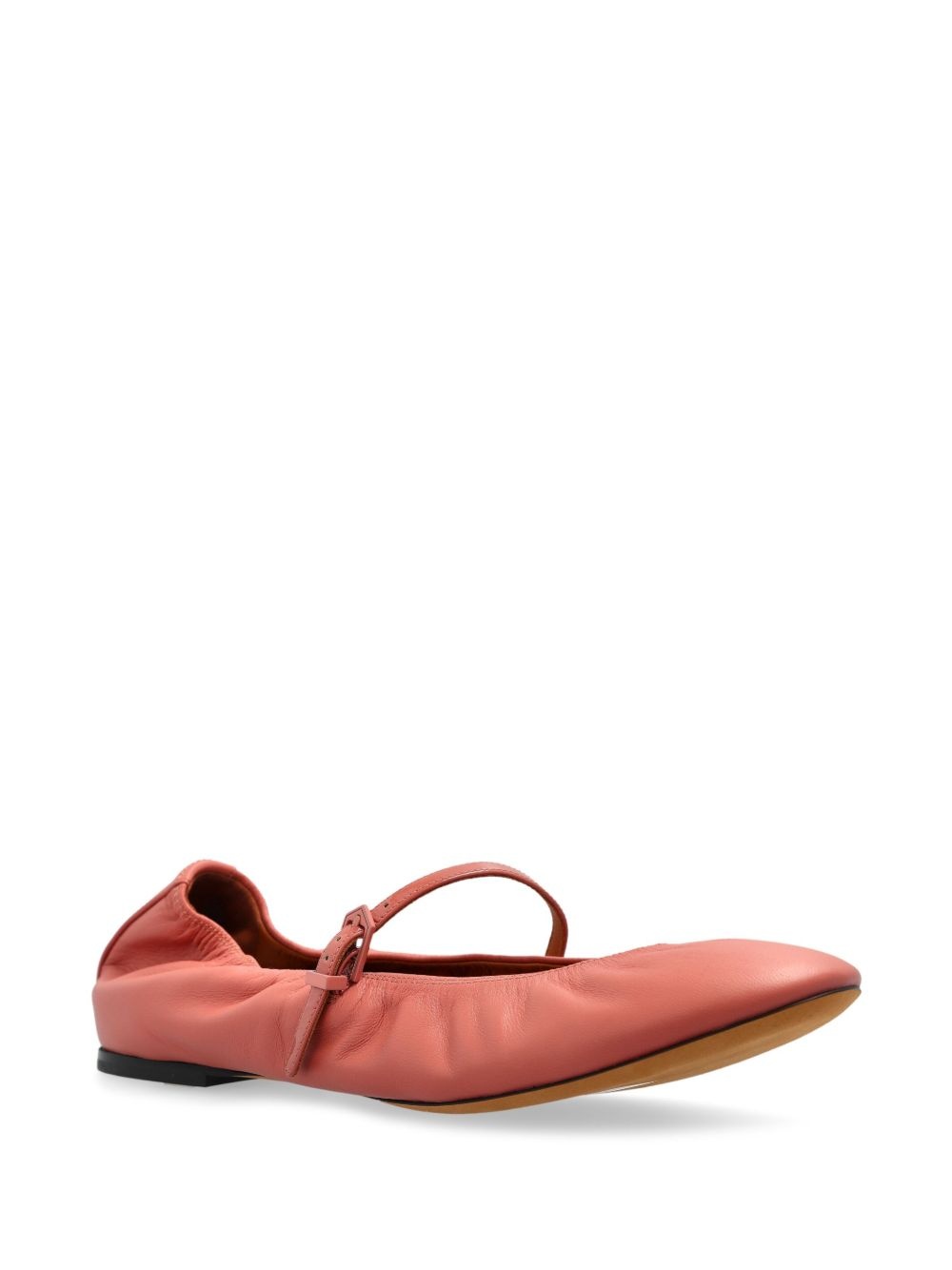 leather ballerina shoes - 2