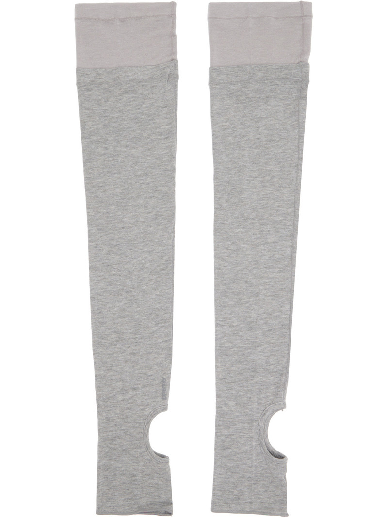 OPEN YY Gray High Socks outlook