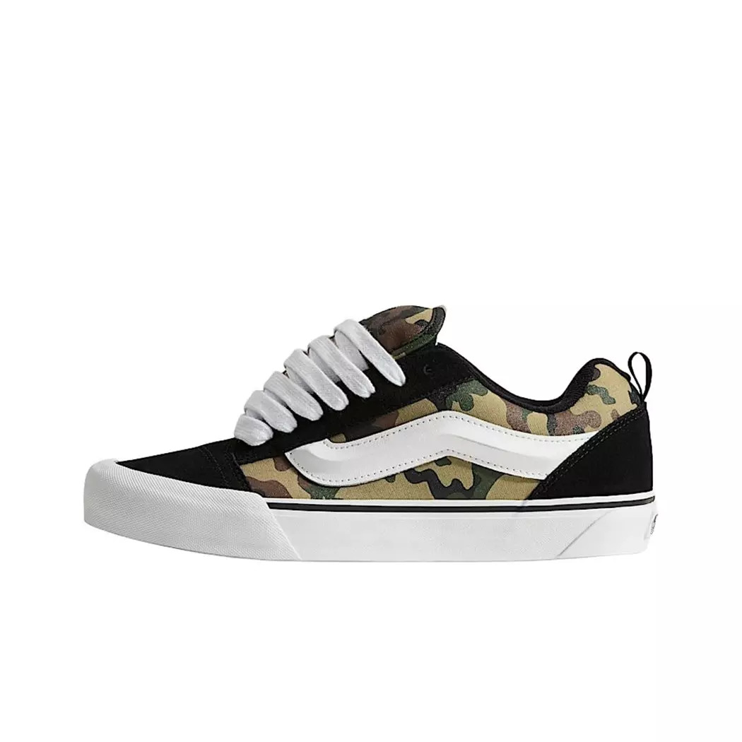 Knu Skool Camo "Black/Green" Unisex Shoe - 2