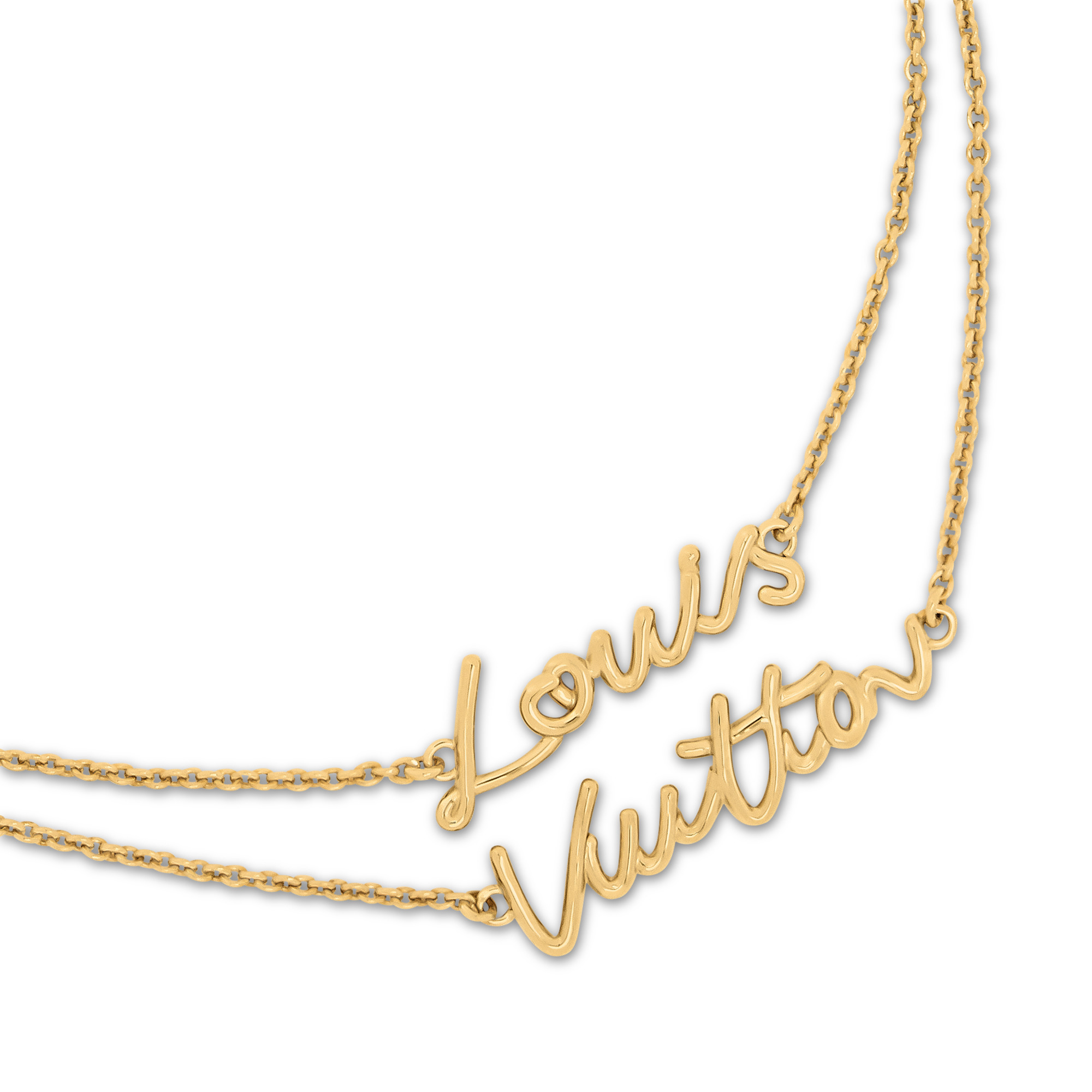 LV Script Necklace - 2