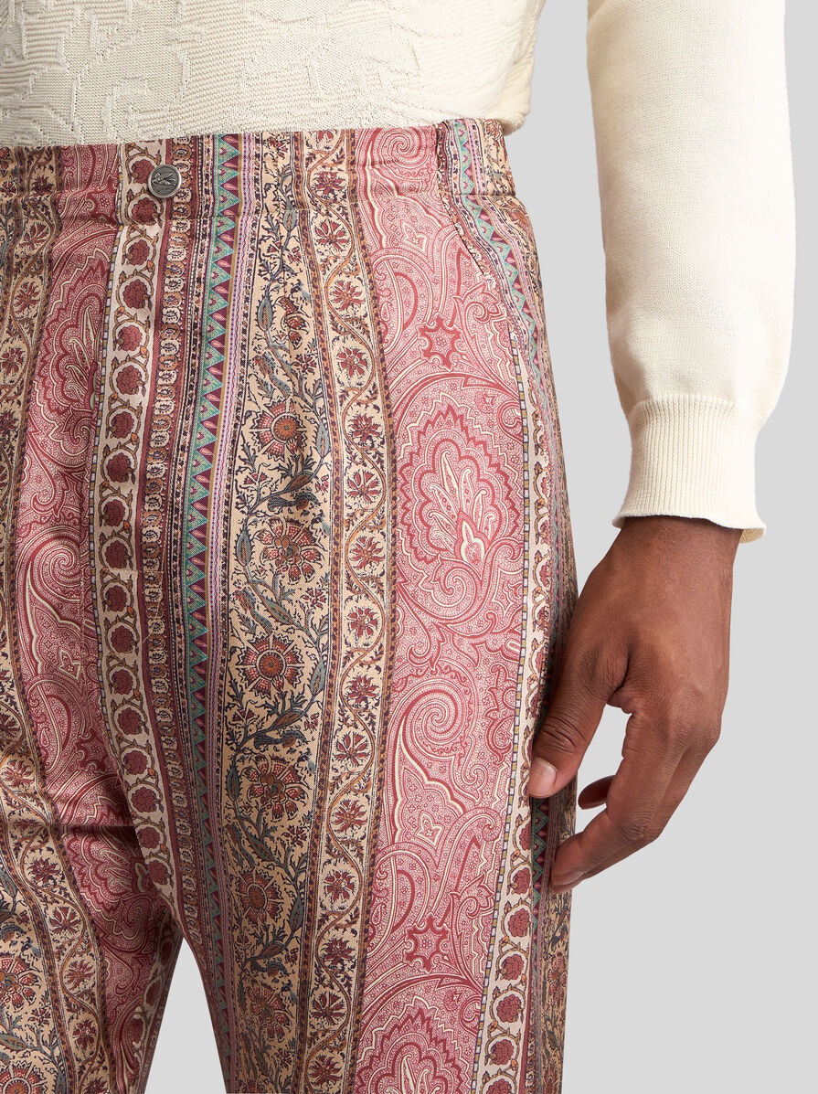 SILK PYJAMA-STYLE TROUSERS - 3