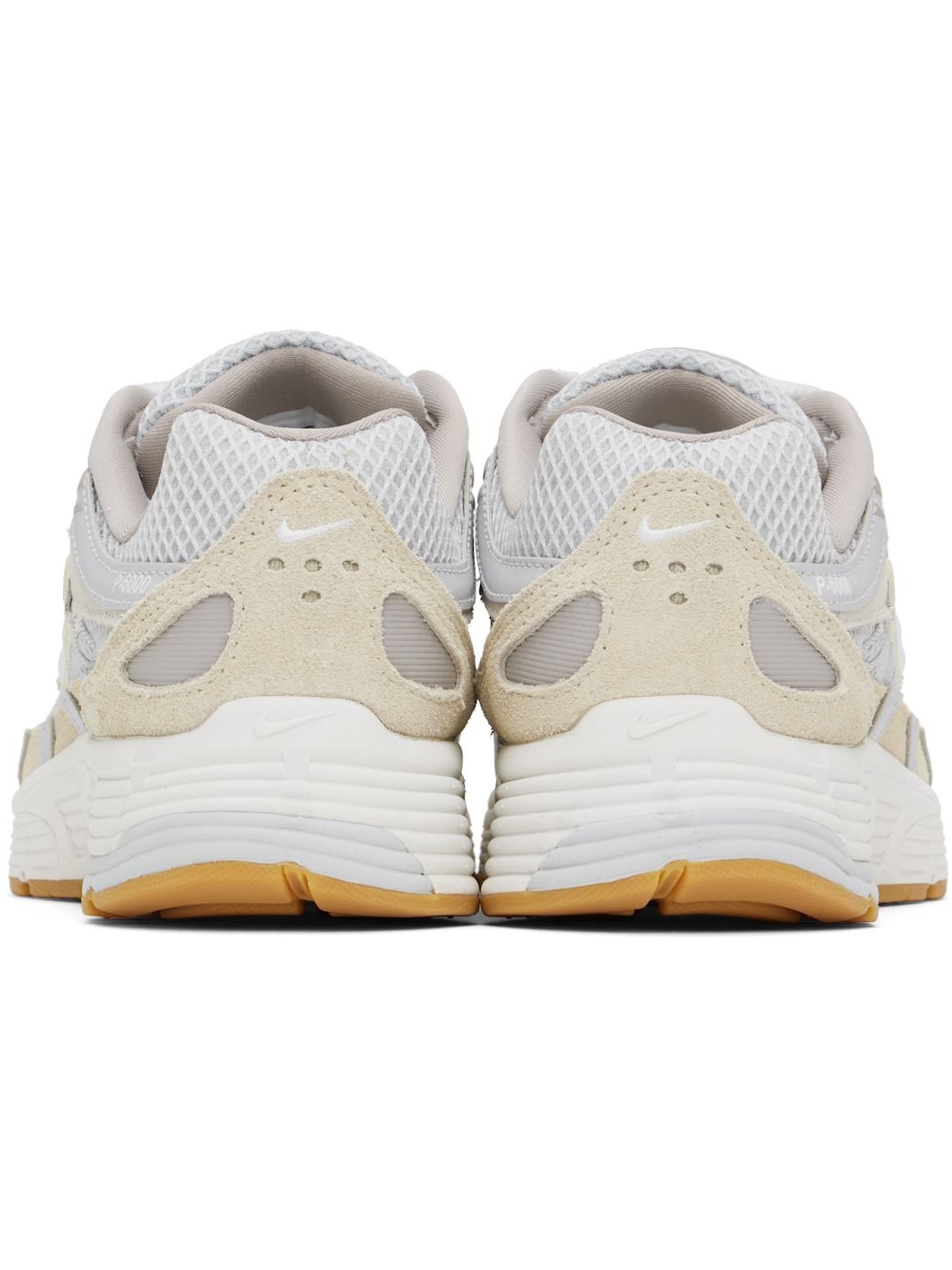 White & Gray P-6000 Sneakers - 2