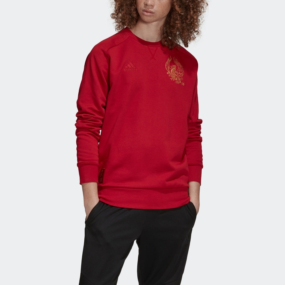 adidas Arsenal Soccer/Football Casual Sports Round Neck Pullover Red GH0030 - 3