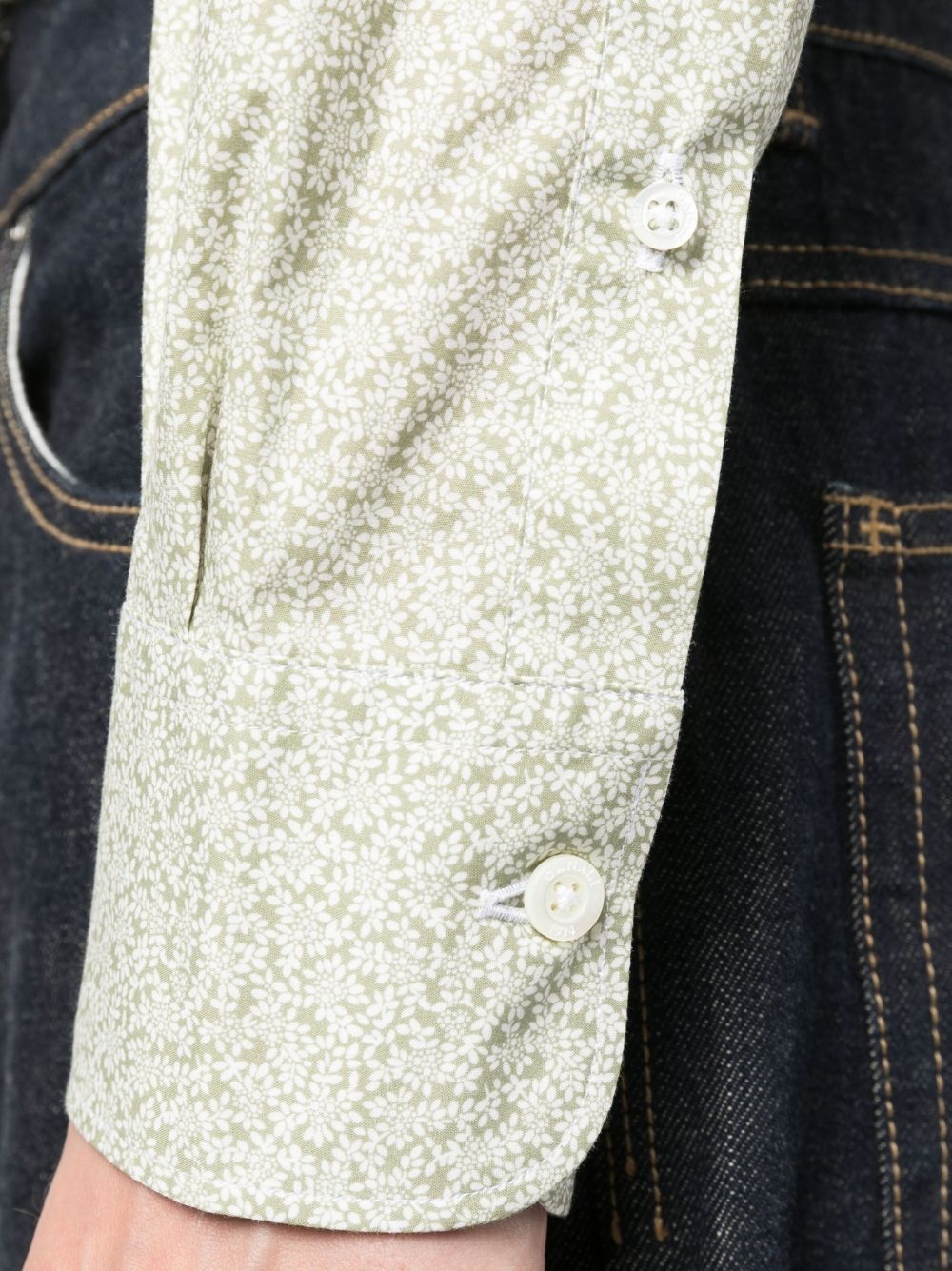 floral-print long-sleeve shirt - 5