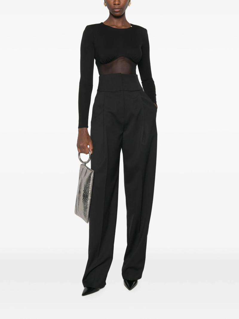 Elisabetta Franchi High-waisted Wide-leg Trousers 5