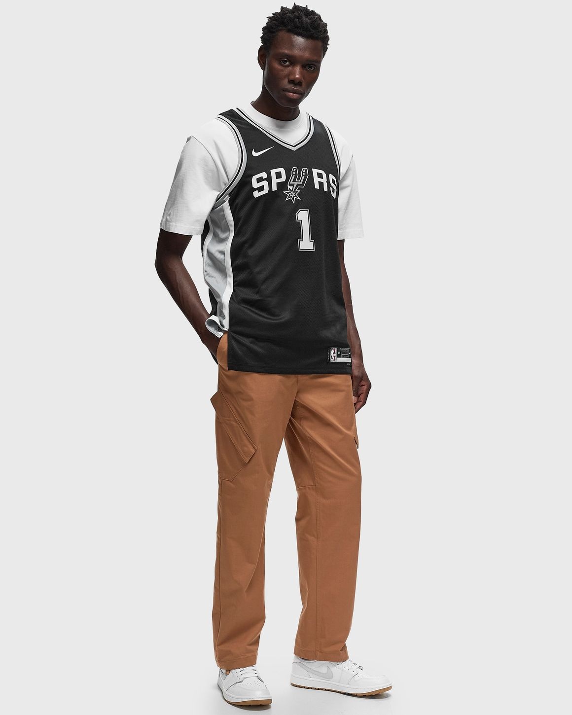 San Antonio Spurs Icon Edition 2022/23 Dri-FIT NBA Swingman Jersey - 3