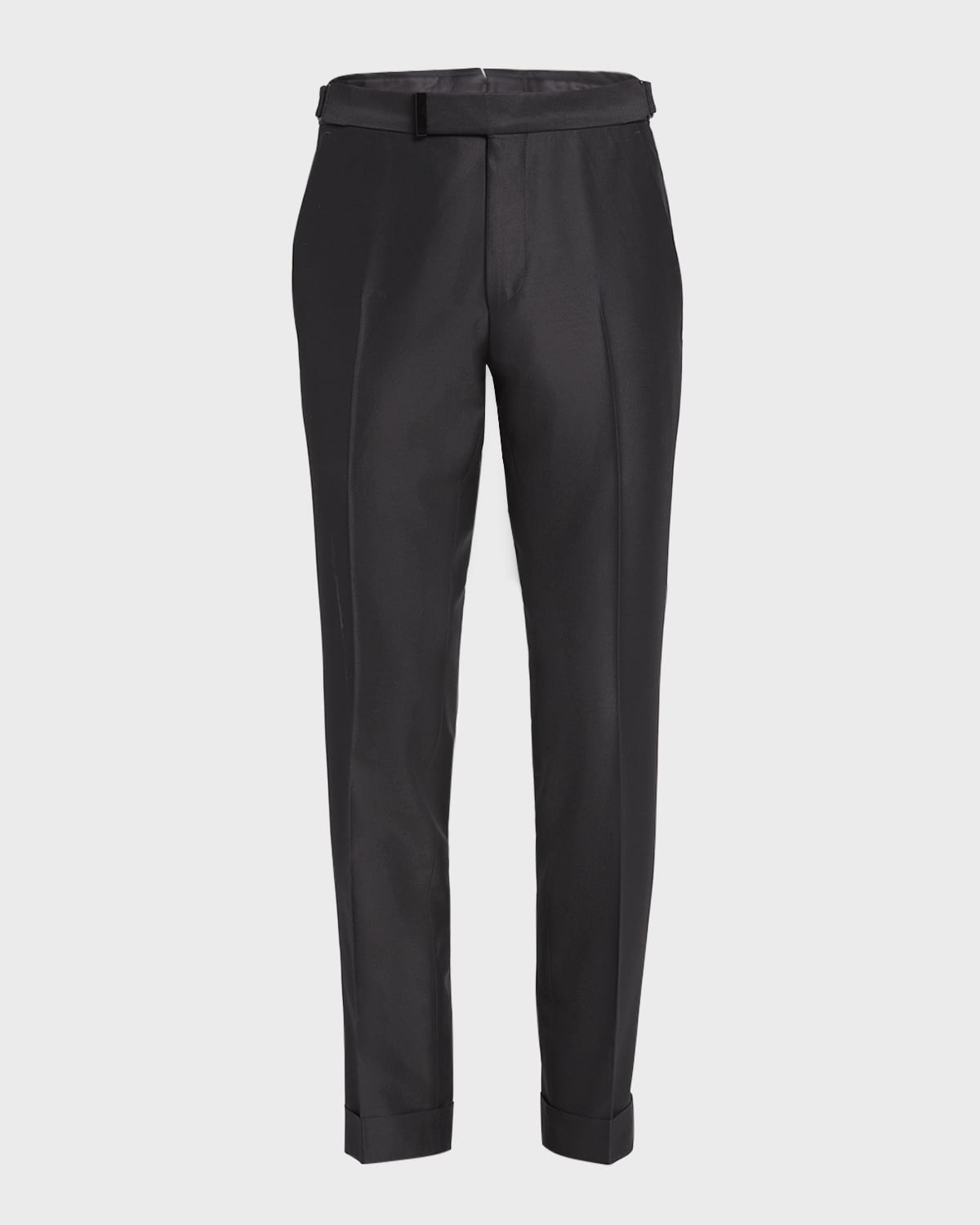 Men's Wool-Silk Faille Atticus Trousers - 1