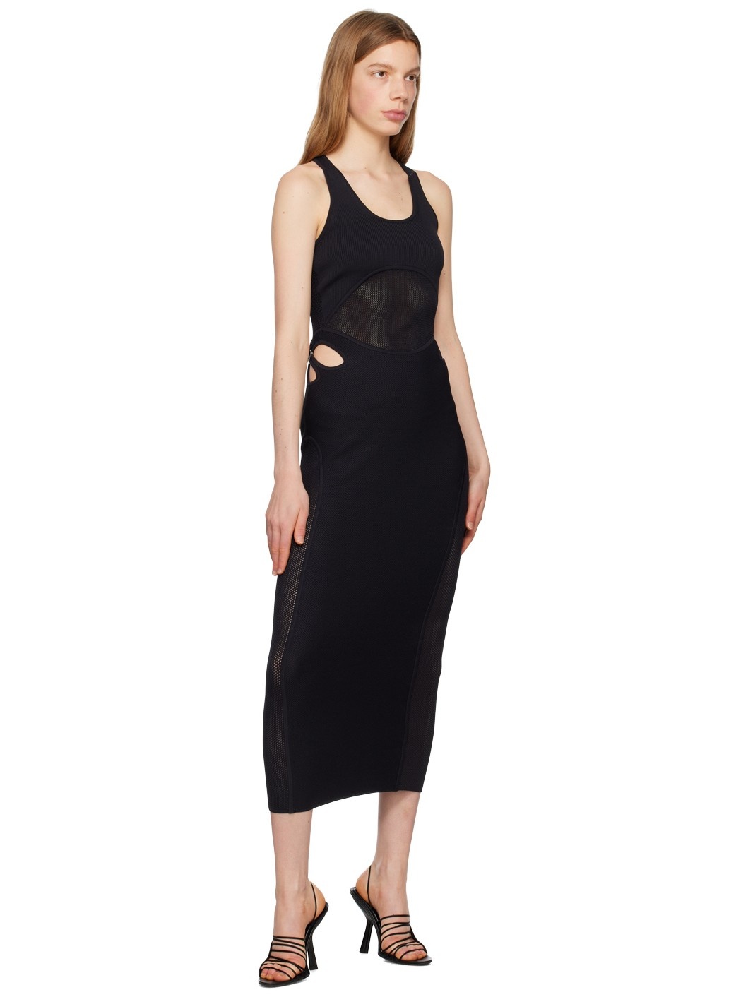 Black Sport Midi Dress - 4