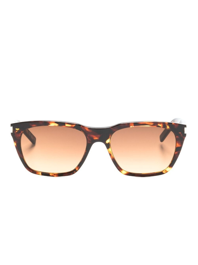 tortoiseshell-effect tinted-lenses sunglasses 1