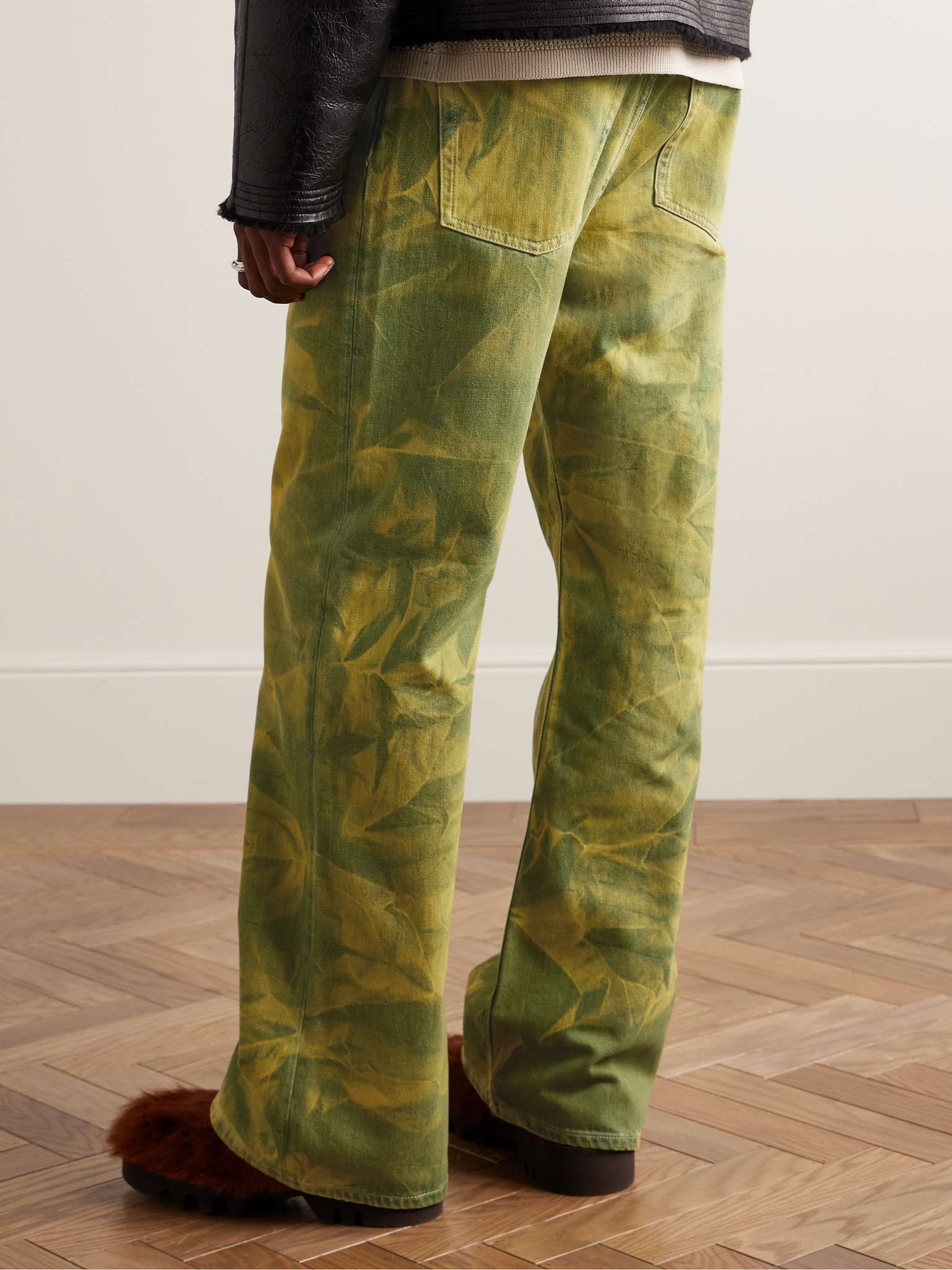 Straight-Leg Tie-Dyed Jeans - 4