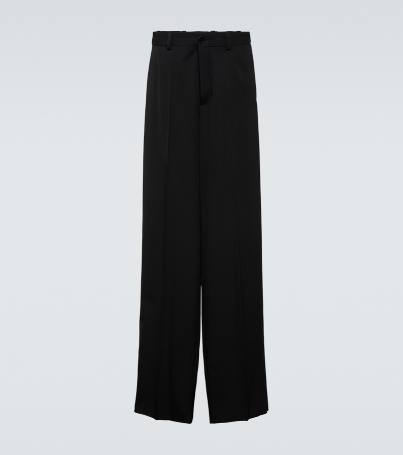 BALENCIAGA Wool wide-leg pants outlook
