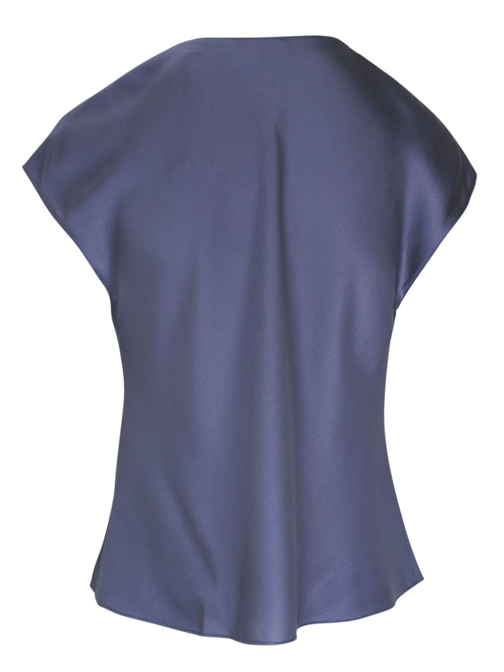 cowl-neck silk blouse - 2