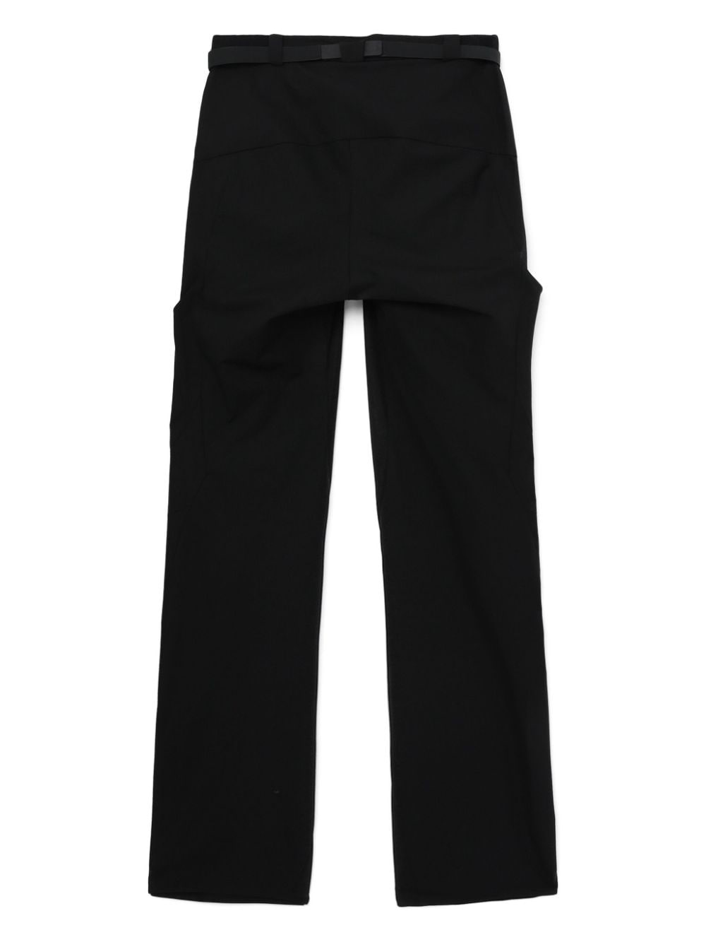 belted flared trousers - 6