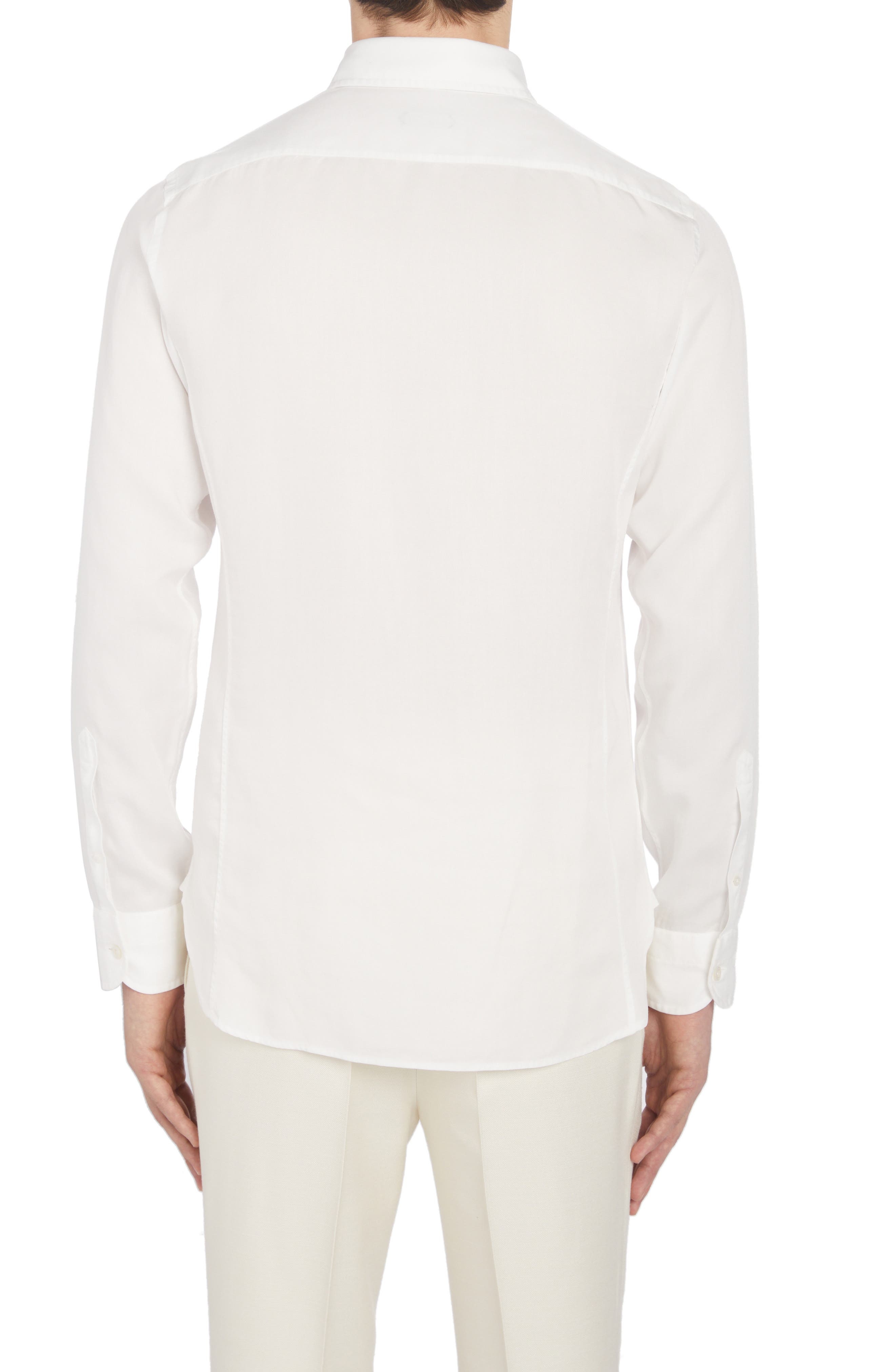 Slim Fit Lyocell Button-Down Shirt - 2
