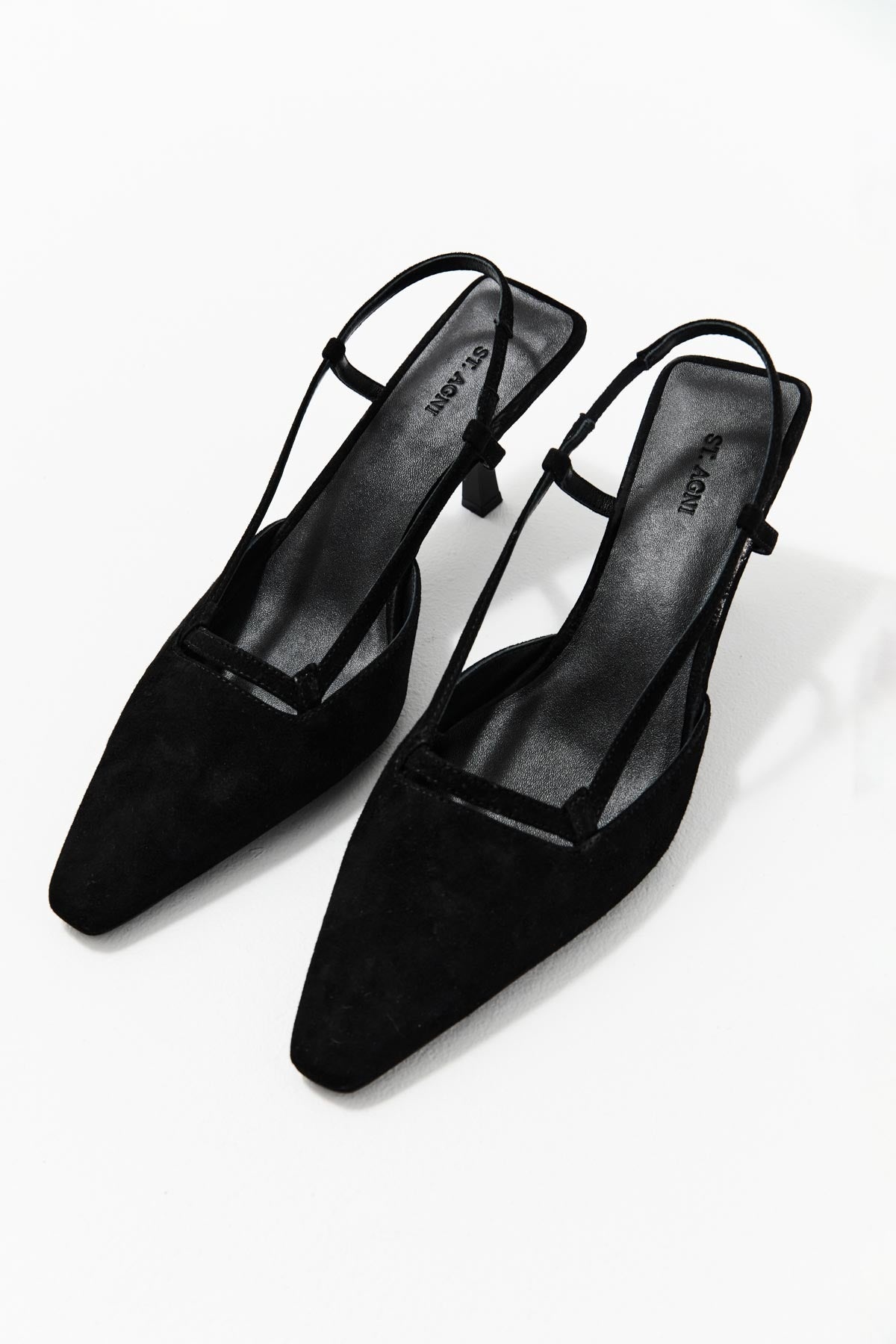 Sling Back Heel - Black - 3