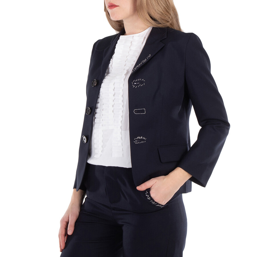 Marni Tropical Wool Jacket - 3