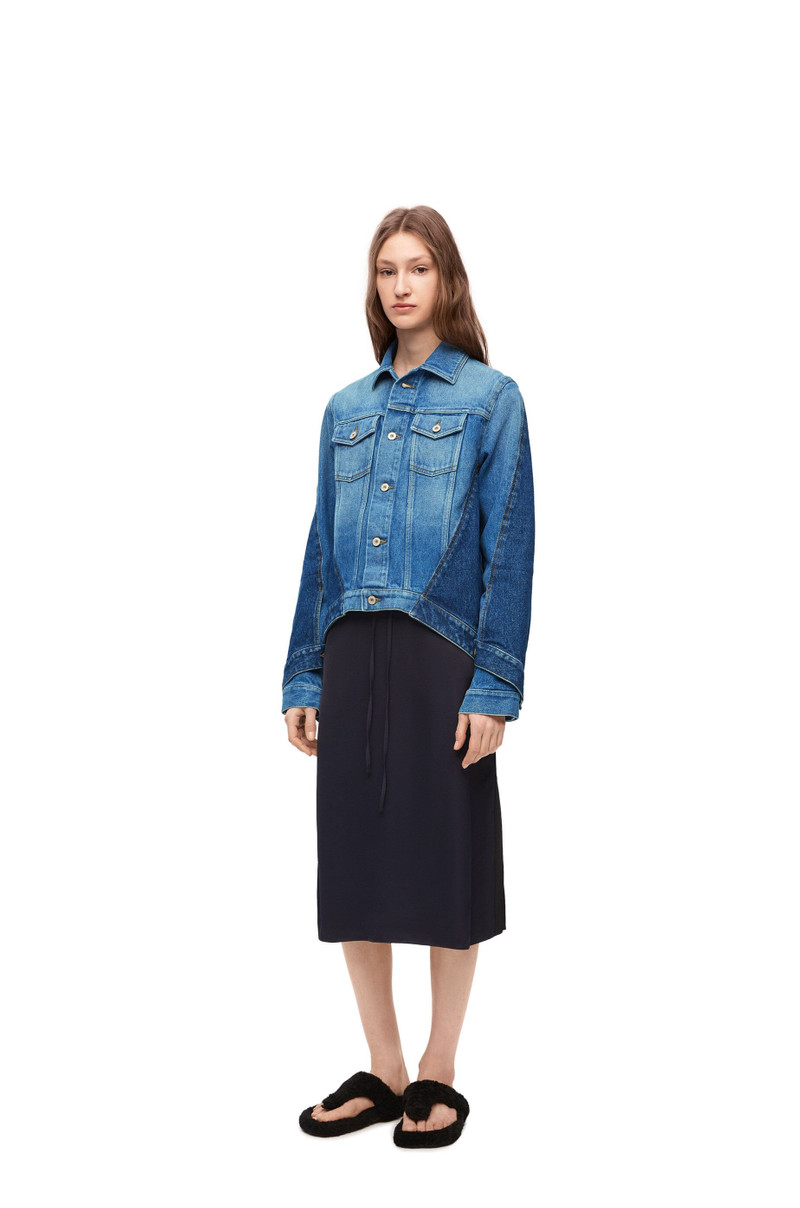 Loewe Deconstructed jacket in denim outlook