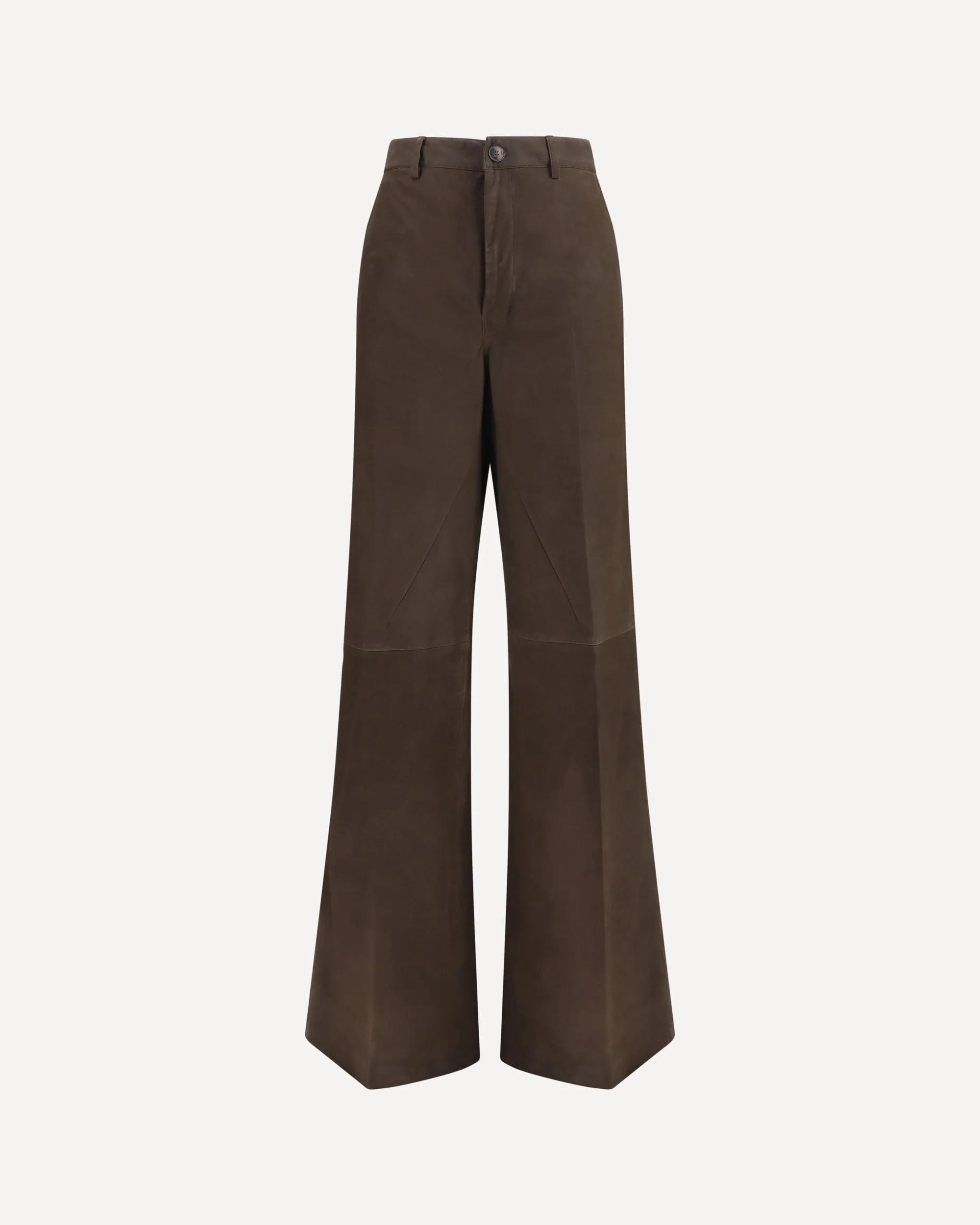 Wide-leg suede Pants - 1