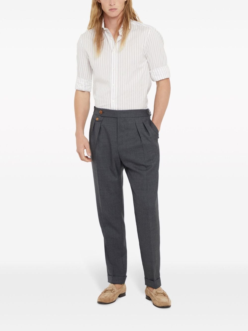 striped cotton shirt - 2