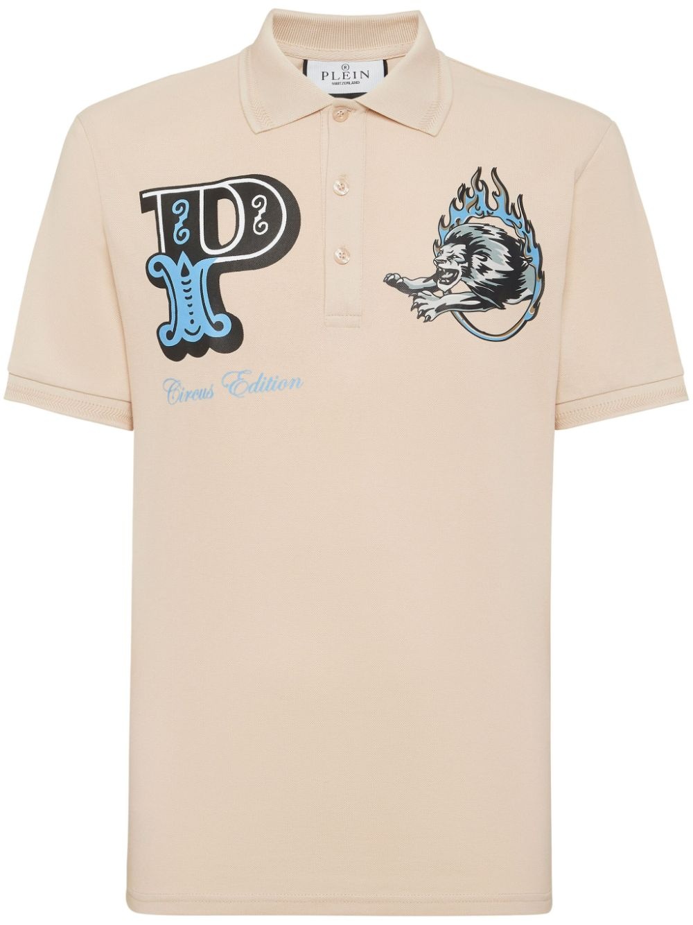 Lion Circus cotton polo shirt - 1