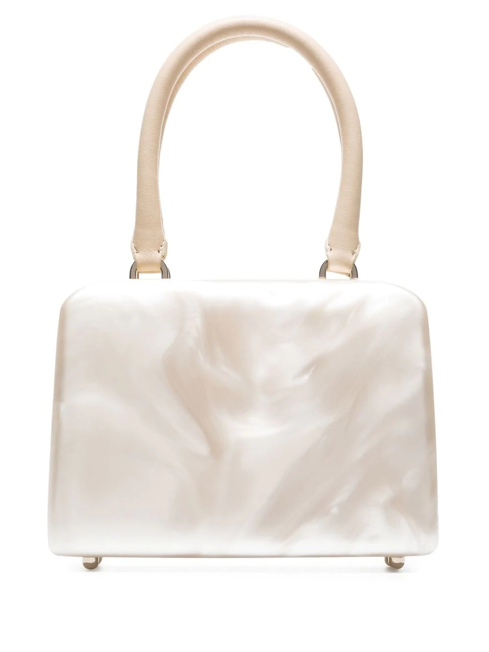 mini pearl-effect case bag - 1