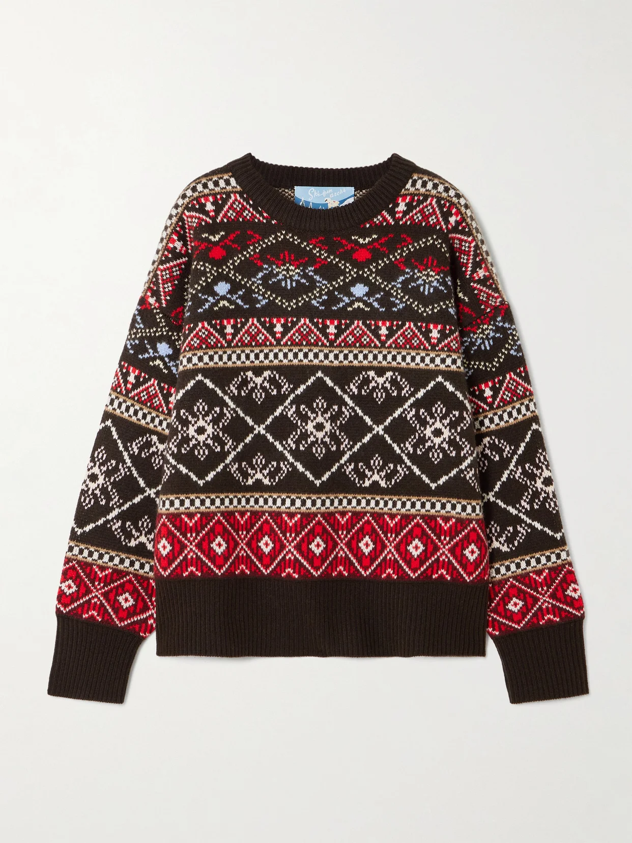 Snowmass Fair Isle Cashmere Sweater - 1