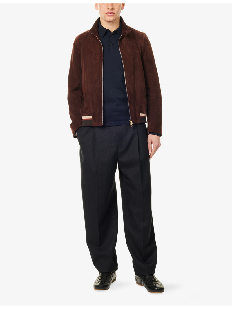 Sunspel Sun Sea Island Long-Sleeve Knitted Cotton Polo Shirt outlook