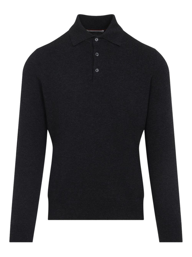 long-sleeve polo shirt 1