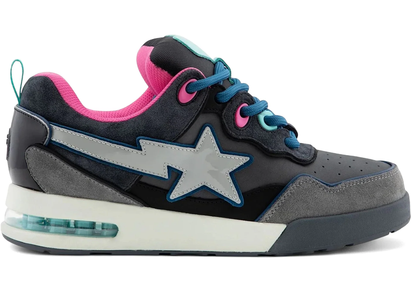 A Bathing Ape Flip Sta #2 Black Pink Blue - 1